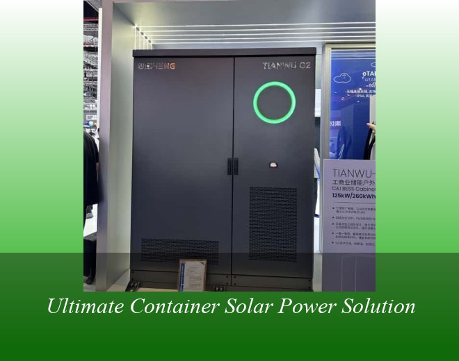 Ultimate Container Solar Power Solution